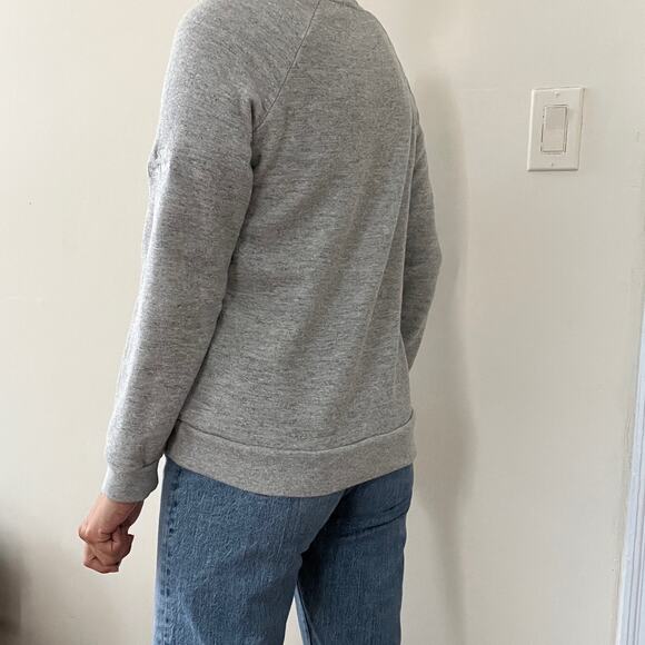 Marine Layer APMM Embroider Logo Heather Gray Pullover Sweatshirt Women's Size S - Picture 9 of 12